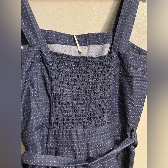 Black Swan Womens Wide Leg Buttons Angelica Jumpsuit Blue Size S NWT - Picture 9 of 16